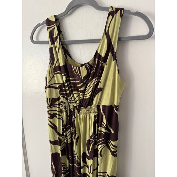 Iolani Sportswear Light Green and Brown Sheath Dress Size X Small - Picture 6 of 9